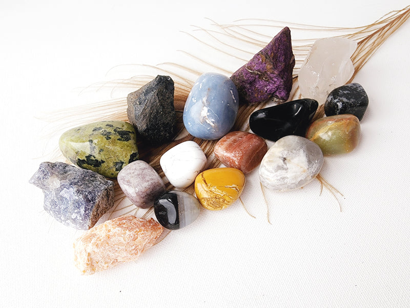 Vol.2 Beginner crystal kit for reiki meditation, home decor & positive energy