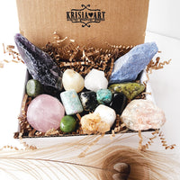 Vol.4 Beginner crystal kit for reiki meditation, home decor & positive energy
