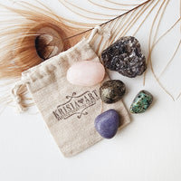 BULLYING SUPPORT crystals set for protection, comfort, calming stress & anxiety