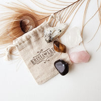 BALANCE YOUR ENERGY crystals set for well-being, meditation, calming stress and harmony