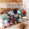 Vol.1 Beginner crystal kit for reiki meditation, home decor & positive energy