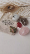 FERTILITY crystals set for pregnancy meditation and infertility conception ivf invitro spiritual support