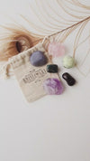 EMOTIONAL BALANCE crystals set for calming grief, stress, promoting well being, protection, grounding