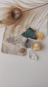 CREATIVITY crystals set for inspiration, focus, personal growth, new ideas. Healing crystals for artists, writers, crafters