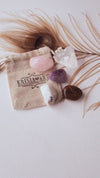 HAPPINESS crystal set for attracting joy, love, manifesting happy life & maintaining happy thoughts