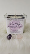 HIDDEN crystal candles for Healthy PREGNANCY spell candle for meditation