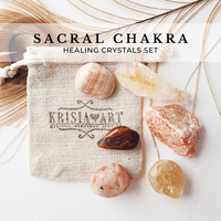 SACRAL CHAKRA crystals set for balance and alignment