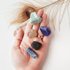 DON'T FEAR CHANGE healing crystals set for new beginnings, calming anxiety, new start in life & manifesting intentions. Blue Aventurine, Green Aventurine, Blue Kyanite, Lava Stone, Rutilated Quartz