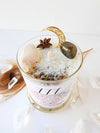 777 ANGEL NUMBER CANDLE with crystals & angel message