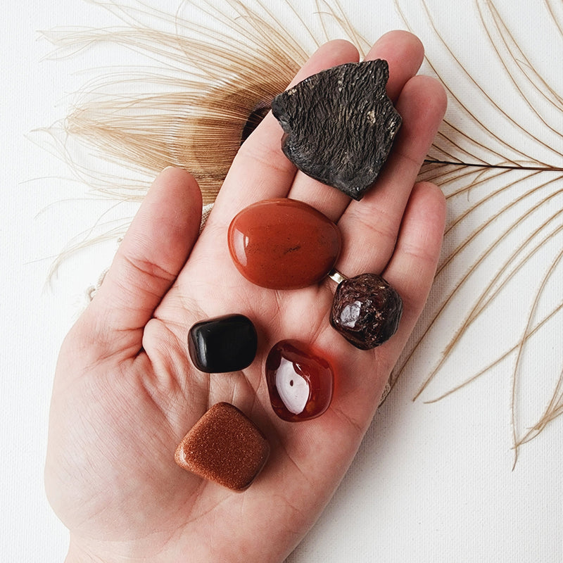 ROOT CHAKRA crystals set for balance and alignment