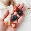 Zodiac sign ARIES crystal set - March 21 - April 19 - horoscope astrology healing crystals - Red Garnet, Citrine, Carnelian, Bloodstone, and Red Jasper