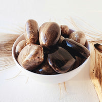 COKE CALCITE tumbled stone for tranquility, grounding, calming