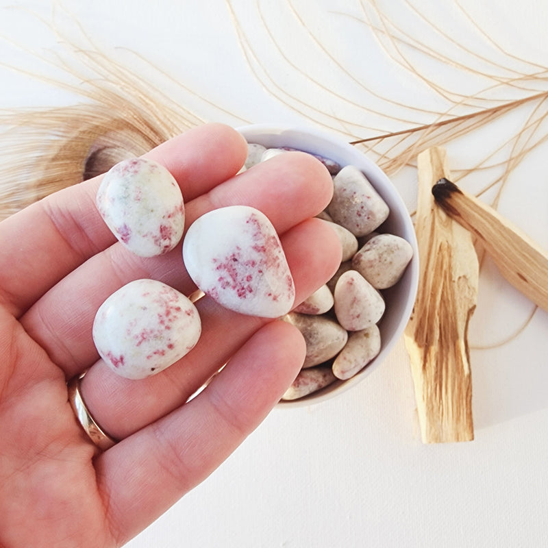 CINNABAR tumbled stone for manifestation, passion, vitality