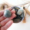 CAT'S EYE tumbled stone for clarity, focus, intuition, self-confidence
