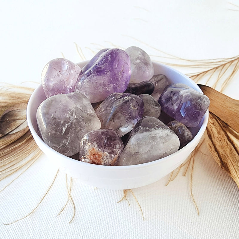 AMETRINE tumbled stone for creativity, intuition, clarity