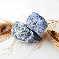 Large SODALITE raw stone for inner peace, calming, intuition