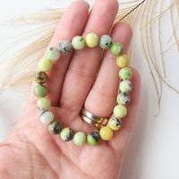 CHRYSOPRASE healing bracelet 8mm