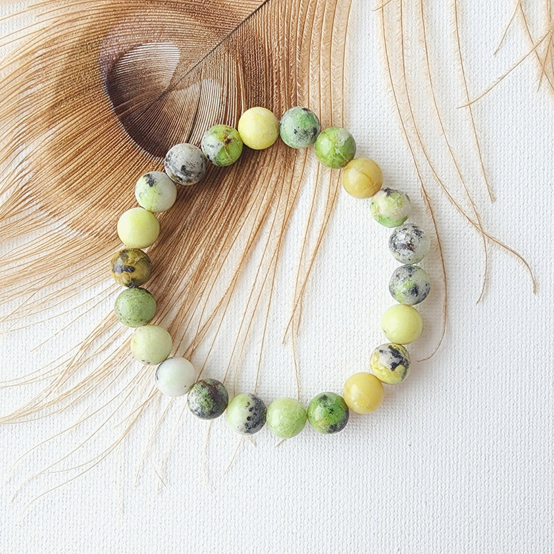 CHRYSOPRASE healing bracelet 8mm