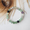 RAINBOW FLUORITE healing bracelet 8mm