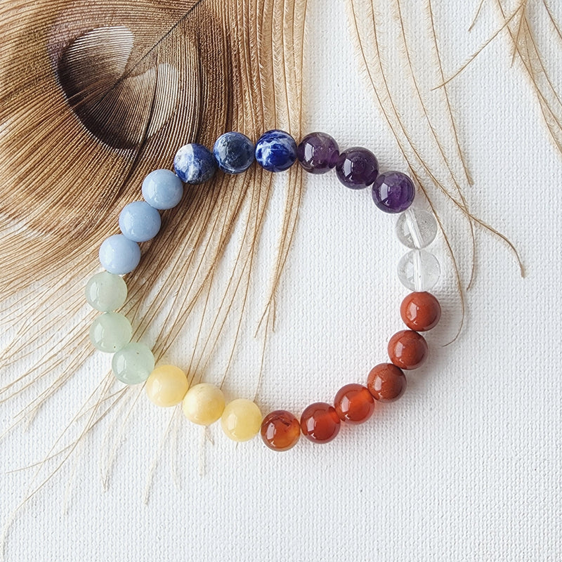 7 CHAKRA healing bracelet 8mm