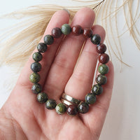 DRAGON BLOODSTONE healing bracelet 8mm