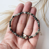 AFRICAN BLOODSTONE healing bracelet 4mm