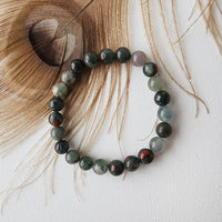 AFRICAN BLOODSTONE healing bracelet 8mm