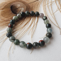 AFRICAN BLOODSTONE healing bracelet 8mm