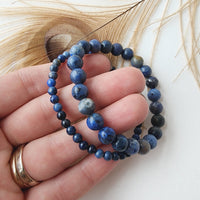 DUMORTIERITE healing bracelet 8mm