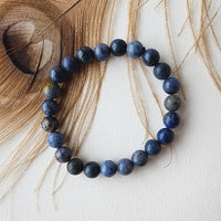 DUMORTIERITE healing bracelet 8mm