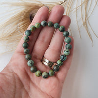 AFRICAN TURQUOISE healing bracelet 8mm