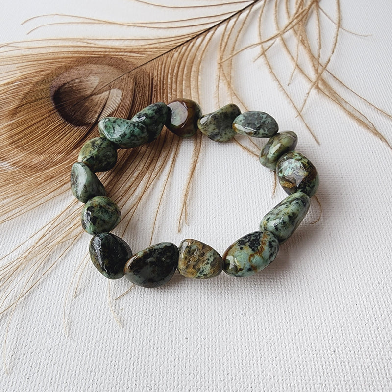 AFRICAN TURQUOISE healing bracelet