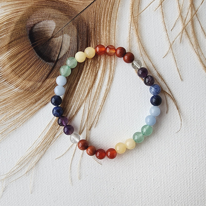 7 CHAKRA healing bracelet 6mm