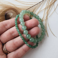 GREEN AVENTURINE healing bracelet 4mm