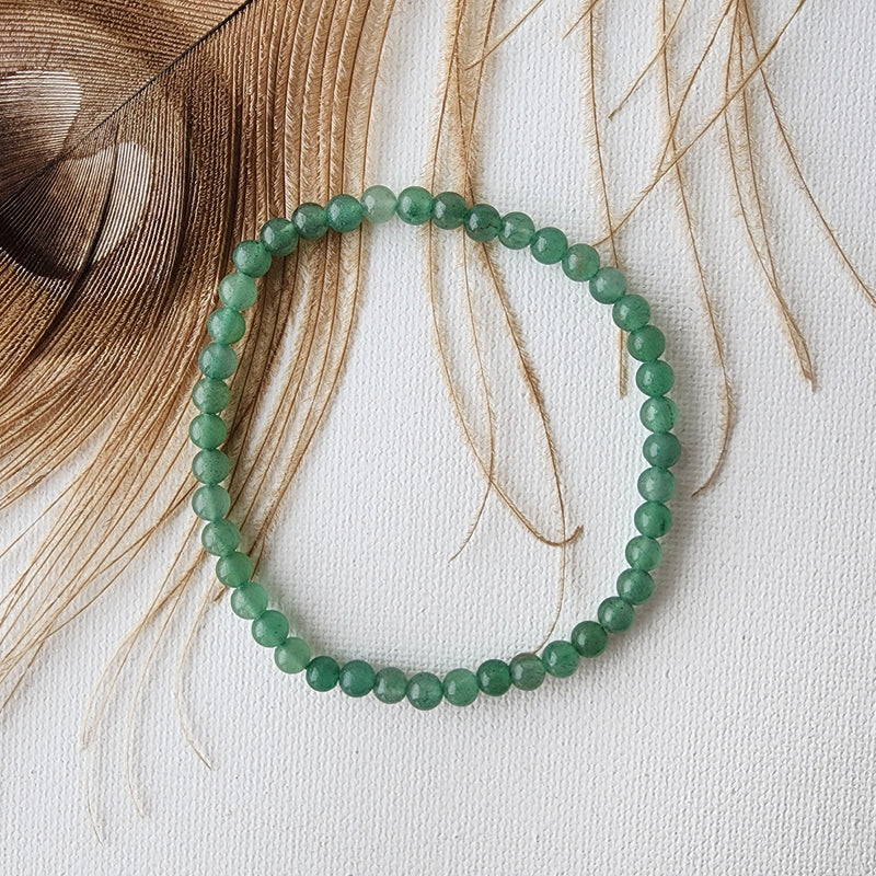 GREEN AVENTURINE healing bracelet 4mm