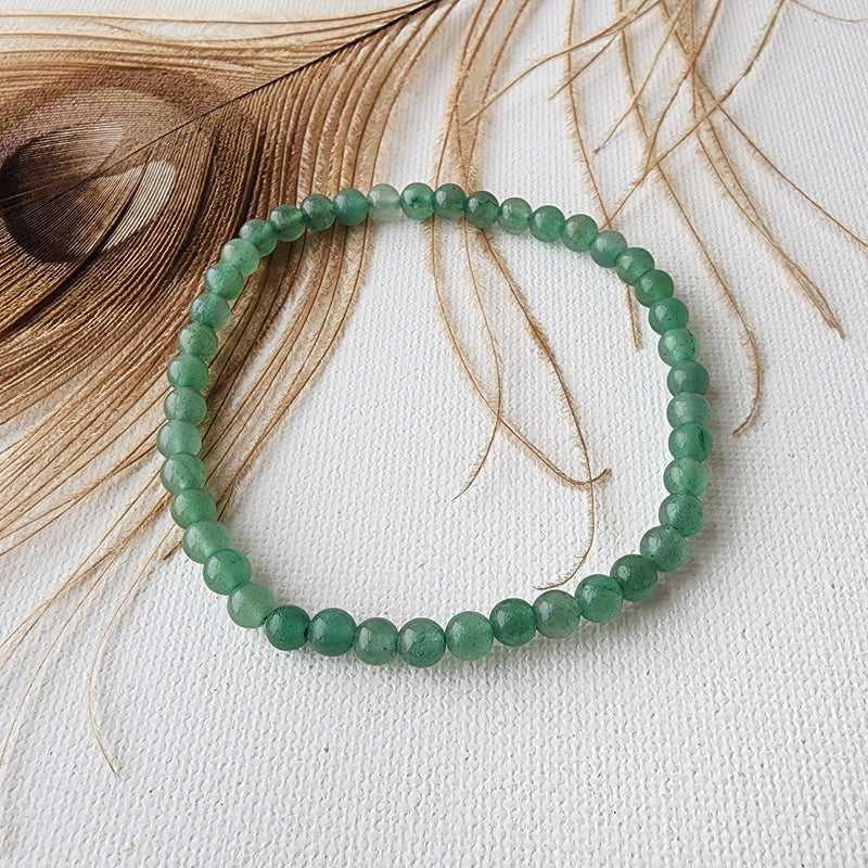 GREEN AVENTURINE healing bracelet 4mm