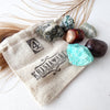 Life path NUMBER 4 healing crystals, Numerology crystal set to manifest stability, strength, prosperity