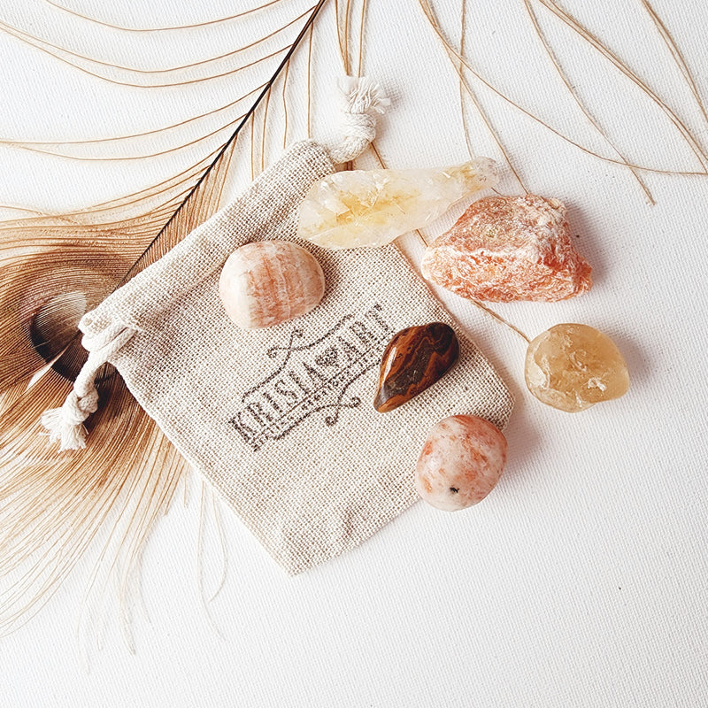 SACRAL CHAKRA crystals set for balance and alignment