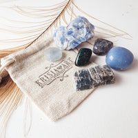 THROAT CHAKRA crystals set for balance and alignment