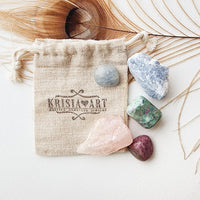 NURSERY & NEW BABY crystals set for calming, protection, better sleep