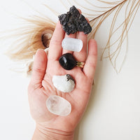 YIN & YANG crystals set for feminine and masculine energy balance