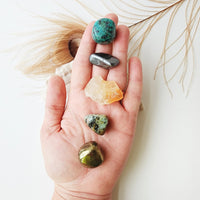 SELF-CONFIDENCE crystals set for strength, courage, and belief in yourself