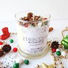 CHRISTMAS MIRACLES crystals spell candle for protection, blessing, and well-being