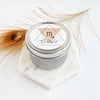 SCORPIO zodiac candle with healing crystals