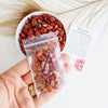 RED JASPER crystal chips 1oz - No hole, polished