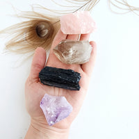 HOME PROTECTION crystal set for negative energy removal, cleansing, and purification