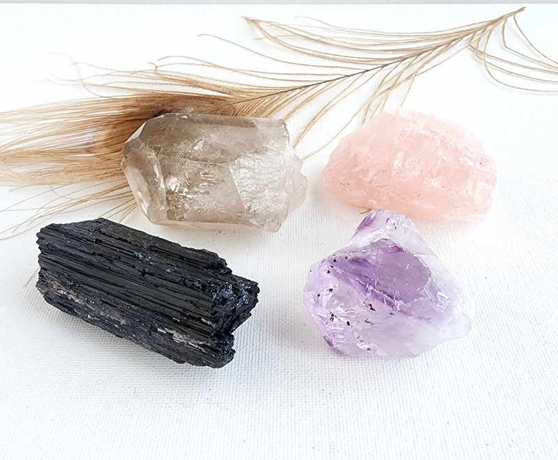 HOME PROTECTION crystal set for negative energy removal, cleansing, and purification