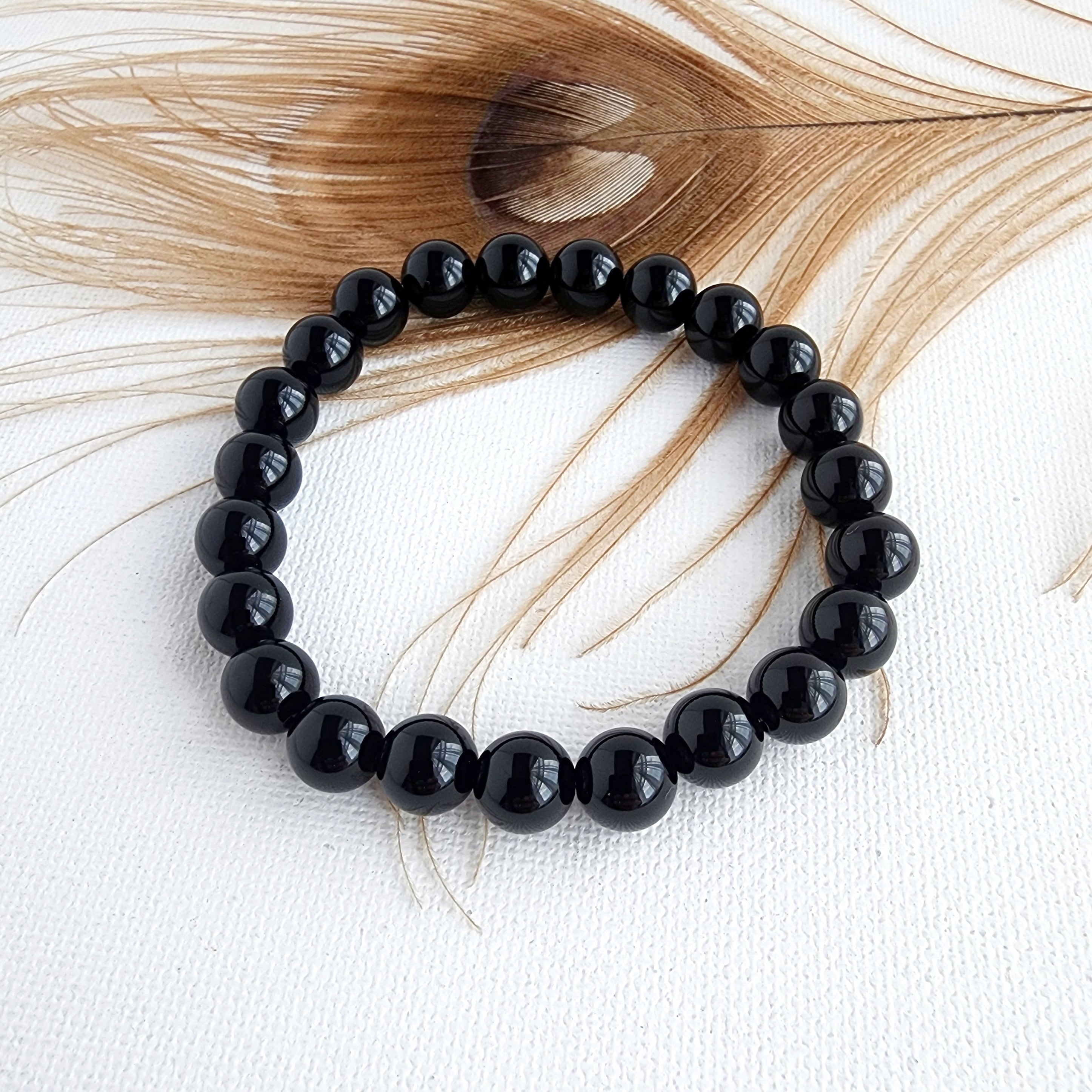 BLACK ONYX healing bracelet 8mm – KrisiaArt LLC