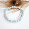 AQUAMARINE healing bracelet 7-8mm