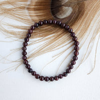 RED GARNET healing bracelet 6mm